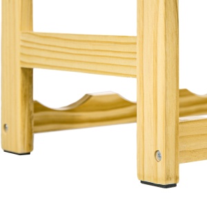 Wooden Wine Rack 42 Bottles, Narrow 7-tier Wine Holder for Home Bar - Img 9