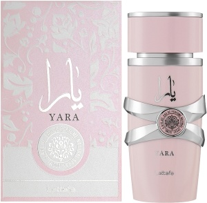 Yara Lattafa EDP 100ml – Parfum Femei, Vanilie, Gurmand, Flacon Roz - Img 3
