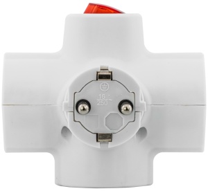 Adaptor priză cu întrerupător,alb - Img 4