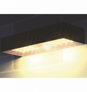Aplică de exterior 6W 900lm 4000K IP65 felinar solar de perete culoare neagră ABS + PC detectie 140°x70° pana la 6 metri, baterie 18650, 3.7V, 3000mAh, 11.1Wh - Img 2