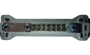 Bara egalizare de potential 2x7x6-25 mm² pentru platbanda 30x4 conductor 8-10mm - Img 2