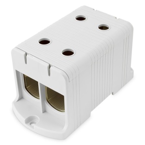Clema terminala conexiune 1 pol gri Cu-Al 4x240mm² montare pe sina DIN 35mm 380A (Al) 425A ( Cu)