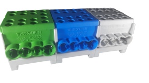 Cleme de distributie derivatie pentru conexiuni monofazice 25mm²/35mm²/ Cu-Al montaj pe sina DIN 100A
