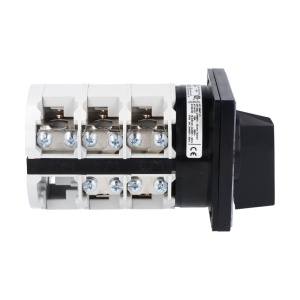 Comutator 125A 37kW 3 poli 1-0-2 IP40 rotativ inversor de sens motor 90x90mm - Img 3