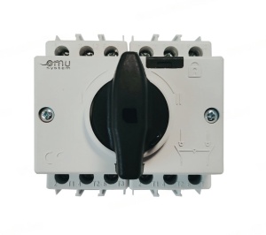 Comutator sursa 3x63A 3 poli 63A 1-0-2 rotativ modular montare pe sina - Img 2