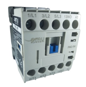 Contactor mini 9A cu 3 poli alimentare bobina 24V AC + 1 contact NO - Img 3