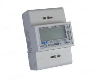 Contor digital de consum trifazic cu transformator de curent masurare indirecta 6A 4 module - Img 1
