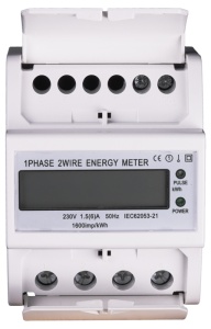 Contor monofazat de energie el. cu afişaj LCD, pt.reductoare - Img 3