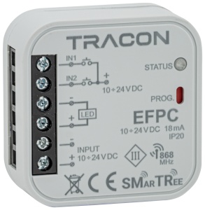 Controler LED, radio, în doza de aparataj, 1 canal