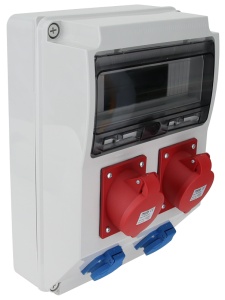 Cutie de distribuţie industrială, fără protecţie