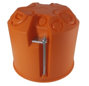Doza aparataj rigips adanca diametru: 68mm, adancime: 61mm cu gauri predecupate pentru cabluri si tuburi IP30 - Img 3