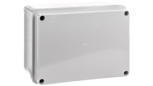 Doza aplicata patrata 150x110x70mm IP56 pentru distributie jonctiune ABS rezistenta UV fara presetupe margini netede - Img 2