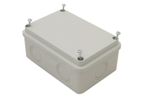 Doză electronică din material plastic, gri deschis