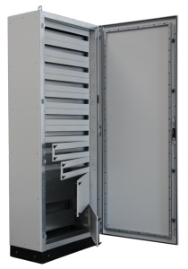 Dulap metalic de distribuție modular, ușă met., cu șină DIN - Img 3
