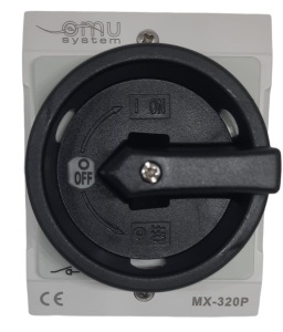 Intrerupator 3 poli 20A 4kw IP65 cu carcasă pornit/oprit 400V blocabil - Img 2