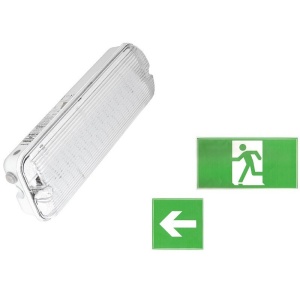 Lampa LED urgenta 6W 3 ore 1500mA 226.7lm lumina ruta evacuare emergenta IP65 - Img 3