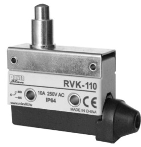 Limitator de cursa cu buton de limită 1NO+1NC comutator de poziție cu buton de presiune IP40 - Img 1