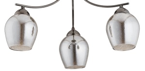 Lustra AF Riki 3 becuri E27 X 60W metal si sticla - Img 3