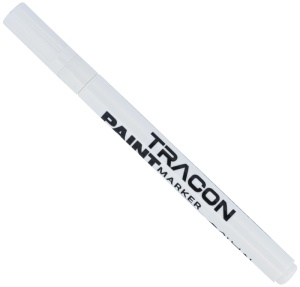 Marker permanent cu vopsea, M,alb