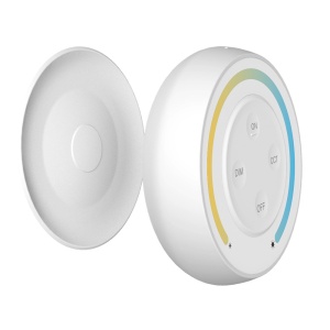 Mi-Light MiBoxer Sunrise luminozitate și control al temperaturii culorii controller telecomandă albă DIM+CCT S1-W - Img 2