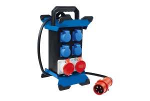 Prelungitor Stecky pentru santier cu 4 prize monofazice 2PE/16A/250V si 2 trifazice CEE 5 poli 16A IP44