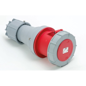 Priza trifazica mobila pe cablu 5 poli 125A 3P+N+E 6h CEE 380V IP67 - Img 3