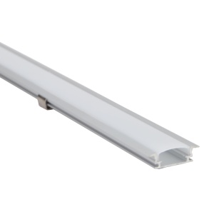 Profil din aluminiu pentru benzi LED, încastrabil