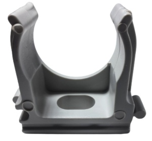 Set 100 buc cleme 32mm PVC pentru prindere tuburi teava conectabile