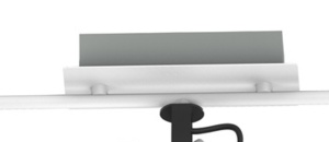 Spot pe bara alb PAKO 3 becuri E14 x max 40W suport si abajur din metal - Img 3