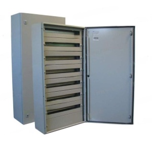 Tablou electric 1200x600x250mm 156 module cofret dulap cabinet metalic modular 6 randuri x 26 module IP66 aparent cu plastroane sina DIN pentru montaj contrapanou placa de montaj