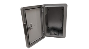 Tablou electric cutie plastic ABS panou 300x200mm cu contrapanou rezistenta UV IP65 IK10 - Img 3