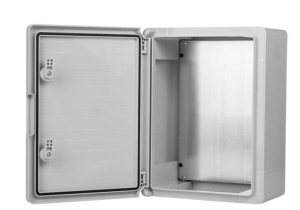 Tablou electric cutie plastic ABS panou 350x250mm contrapanou rezistenta UV IP65 - Img 2