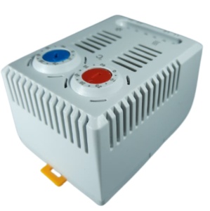 Termostat incalzire racire pe sina bimetal 0-60 grade 1NO/1NC IP20 - Img 3