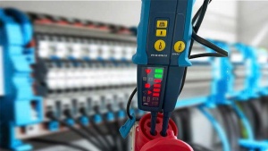 Aparat bipolar de tensiune cu LED, tester prot.diferențială - Img 3