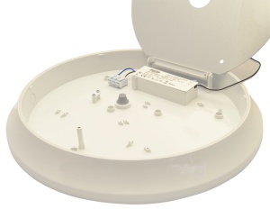 CIL LED, aparent,cu grad de protecţie, disp.din mat. plastic - Img 3