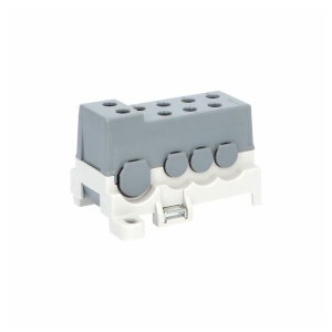 Clema de distributie 250A 1 x 10-95 mm2 si 7 x 2,5-50mm2 montare sina sau surub - Img 2