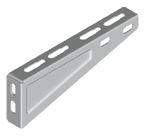 Consola 150mm din otel zincat 160x70mm pentru canal cablu metalic prindere pe perete - Img 2