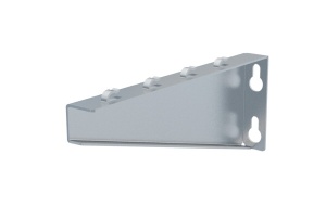 Consolă 250x100mm NZM250 electro-galvanizată suport pentru prindere canal cablu din sârmă mesh 250mm, susținere maxim 110 kg