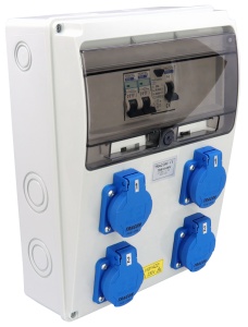 Cutie de distribuţie ind. cu protecţie, complet echipată - Img 1