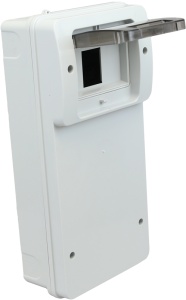 Cutie de distribuţie industrială goală cu şină de montaj,ABS - Img 2