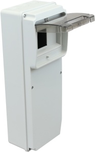 Cutie de distribuţie industrială goală cu şină de montaj,ABS - Img 2