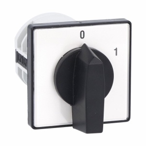 Intrerupator 20A 5.5kw 0-1 ON-OFF 3 poli IP40 industrial cu came incastrabil cu came PACO pentru tablouri - Img 1