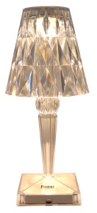 Lampă decorativă LED de birou, cu acumulator, umbrelă - Img 3