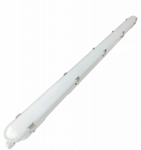 Lampa industriala corp led 120cm 33W 4000K alb natural 4620lm 140lm/W ABS+PC cu cleme metalice fara palpaire IP65 5 ani garantie pentru hale sau depozite