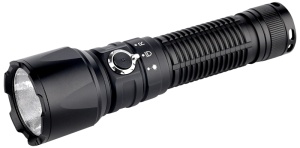 Lanternă LED cu acumulator, culoare roșie, laser
