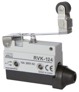 Limitator de cursa cu buton de limită 1NO+1NC comutator de poziție cu lamela cu rola IP40 - Img 1