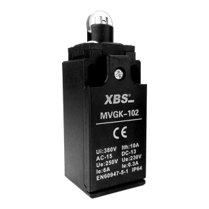 Limitator de cursa cu rola buton de limită 1NO+1NC comutator de poziție cu buton de presiune cu role IP64 - Img 1