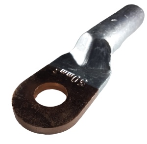 Papuc electric cupru aluminiu Cu-Al 50mm² terminali tubulari diametru gaura 10mm lungime 90mm - Img 3