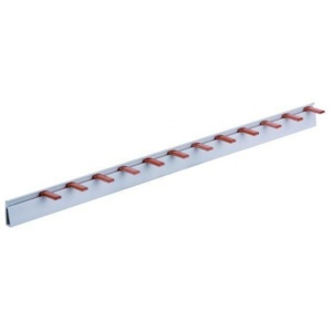 Pieptene busbar tip pini 1 pol 12 module 63A 210mm 10mm² - Img 2