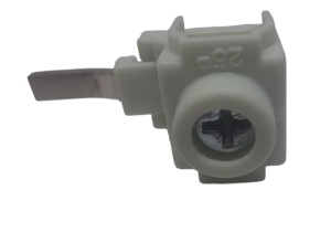 Set 10 bucati cleme terminale 63A de conectare conductor maxim 16mm² la sigurante impreuna cu pieptene busbar - Img 2